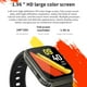 thumbnail image 2 of Smart Watch 2.0inch Fitness Smartwatch Llamada compatible con Bluetooth (Negro) Sywqhk Para estrenar, 2 of 5