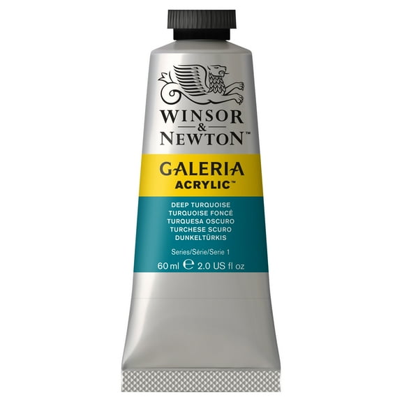 Winsor & Newton Galeria Acrylic Paint, 60ml, Deep Turquoise