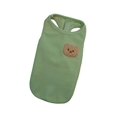 thumbnail image 4 of (green) Pet Dog & Cat Clothes, Checkered Design Breathable Spring & Summer Casual T-shirt Clothing For Teddy, Bichon, Small & Medium-sized Dogs, 4 of 5