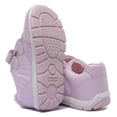thumbnail image 4 of Geox B Shaax Kid's 2 Strap Hook And Loop Flexible Sneakers In Pink Size 7, 4 of 6