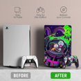 thumbnail image 5 of Pegatina de la versión de unidad óptica de PS5, diseño genial de PS5, mango del controlador, para consola y controlador de PS5, pegatina adorable, diseño lindo, anime de dibujos animados, 5 of 5