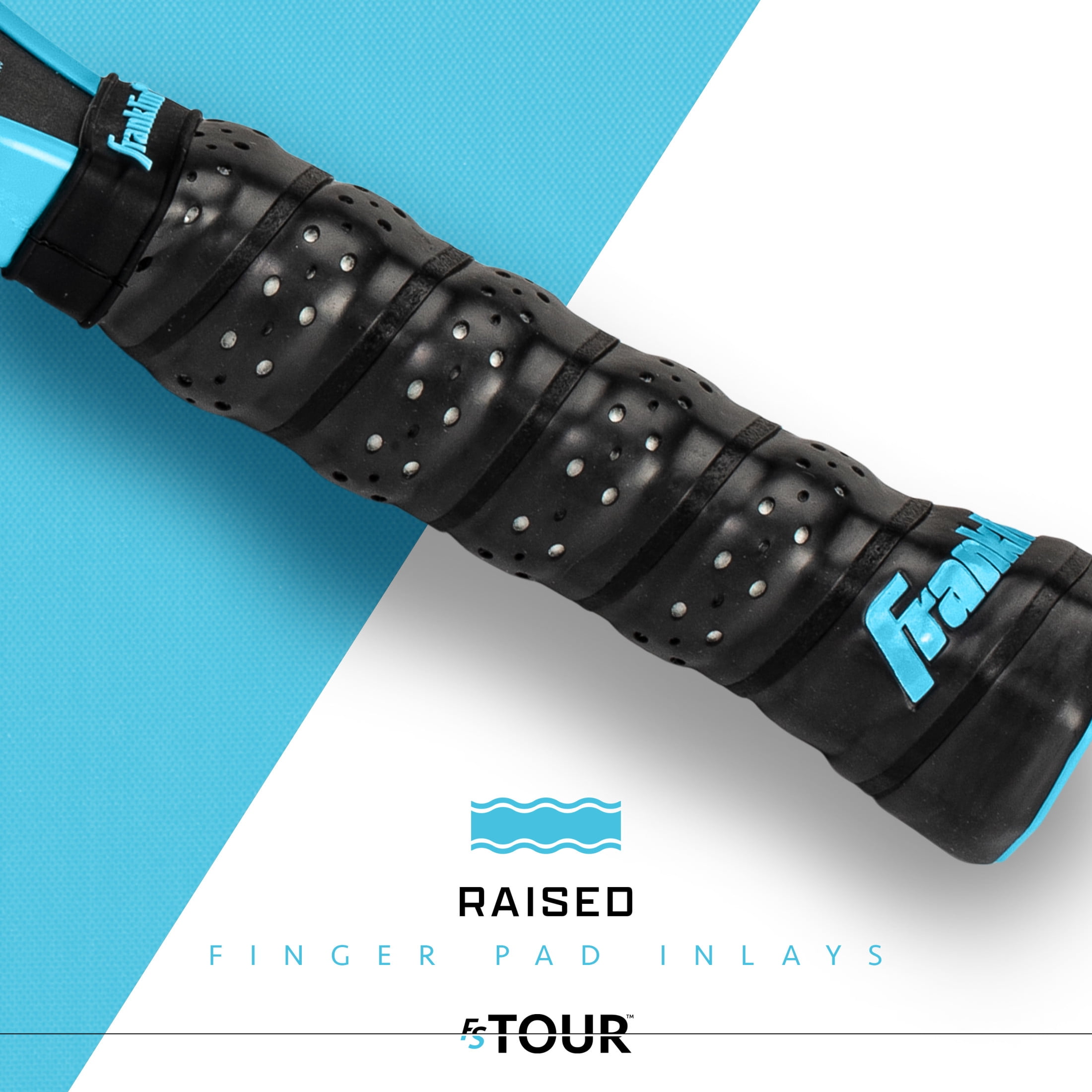 Franklin Sports Pro Pickleball Paddles - FS Tour Series Carbon Fiber Pickleball Paddles - Official USA Pickleball (USAPA) Approved Paddles - Dynasty Pro Player Paddle - 16mm Polymer Core - Blue