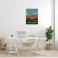 thumbnail image 2 of Stupell Industries Visit Twin Peaks Mountain Landscape Graphic Art Gray Framed Art Print Wall Art, Design by Matheus Lopes Castro, 2 of 7