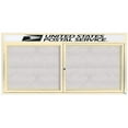 thumbnail image 6 of Aarco Products DCC3672RHI 2-Door Illuminated Enclosed Bulletin Board with Header - Clear Satin Anodized, 6 of 18