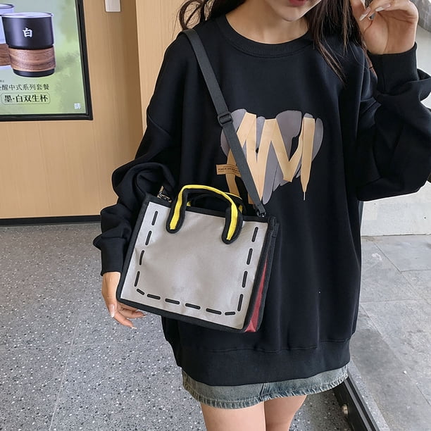 Bolsa de Cruzada, Bolso de Hombro con Apariencia Alta, Estilo Femenino, Cute Portable Commuting Shoulder Bag, for Office, Metal Frame, Foldable, Durable, Lightweight, for Women, High-Volume