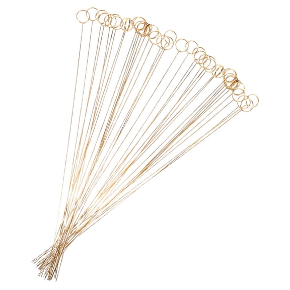 Hemobllo 40-Pack Metal Flower Card Holders with Elegant Minimalist Design for Wedding Centerpieces and Special Event Decorations