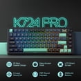 thumbnail image 2 of Teclado para juegos Redragon K724 PRO inalámbrico de 81 teclas con Hype Sc, 2 of 9