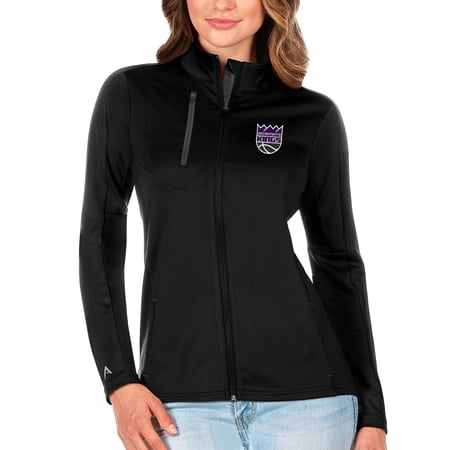 Women s Antigua Black Sacramento Kings Generation Full-Zip Jacket