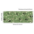 thumbnail image 6 of Green Mouse Pad Xl Cat Cute Plant Cool Mouse Keyboard Pad For Desk, Keyboard Mat Kawaii Black Cat Flower Mouse Pad Green Desk Mat Desk Decor With Stitched Edges Non-Slip Large Computer Mat 31.5x15.7in, 6 of 8