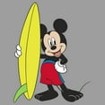 thumbnail image 2 of Boy's Mickey & Friends Mickey Mouse Surf Board  Pull Over Hoodie Athletic Heather Large, 2 of 4