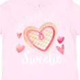 thumbnail image 4 of Inktastic Pop Pop's Little Sweetie with Pink Heart Cookie Boys or Girls Toddler T-Shirt, 4 of 5