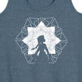thumbnail image 3 of Disney Frozen 2 - Elsa Snowflake - Women's Racerback Tank Top, 3 of 5