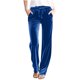 thumbnail image 3 of RKSTN Velvet Wide Leg Pants for Women Oversized Drawstring Elastic Waisted Straight Leg Velour Pant Womens Casual Solid Plus Size Relaxed Fits Loose Comfortable Velvet Jogger Trousers with Pockets, 3 of 7