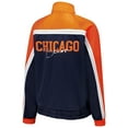 thumbnail image 3 of Women's G-III 4Her by Carl Banks Navy Chicago Bears Post Game Full-Zip Track Jacket, 3 of 3