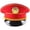 Red, variant on Navy Officer Cap, Military Adjustable Army Cap Peaked Officer Hat Badge Military Peak Cap