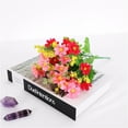 TSApan Clearance Artificial flowers Bundles Artificial Flower Faux Silk Daisy Wildflowers Shrubs