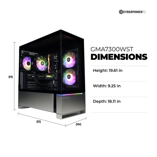 Cyberpowerpc Gamer Master Desktop AMD Ryzen 5 8400F GMA7300WST