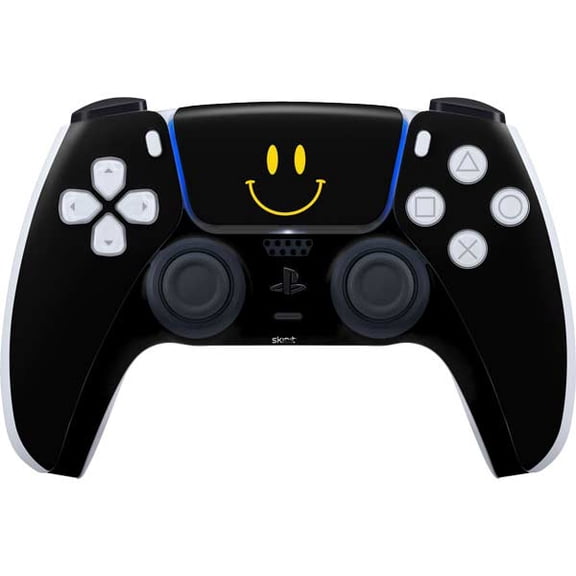 Skinit Black Happy Face PS5 Controller Skin