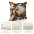 thumbnail image 4 of Christmas Pillow Covers Throw Pillow Covers Winter Holiday Decoration Red Pillowcases Linen Cushion Covers For Couch Bedroom Sofa Chair Car Decor, 4 of 5