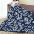 thumbnail image 6 of Sikiie Dragons Ultra-Soft Micro flannel Blanket Luxury All Seasons Warm Blanket for Bedding Sofa and Travel (4 sizes)-80"x60", 6 of 7