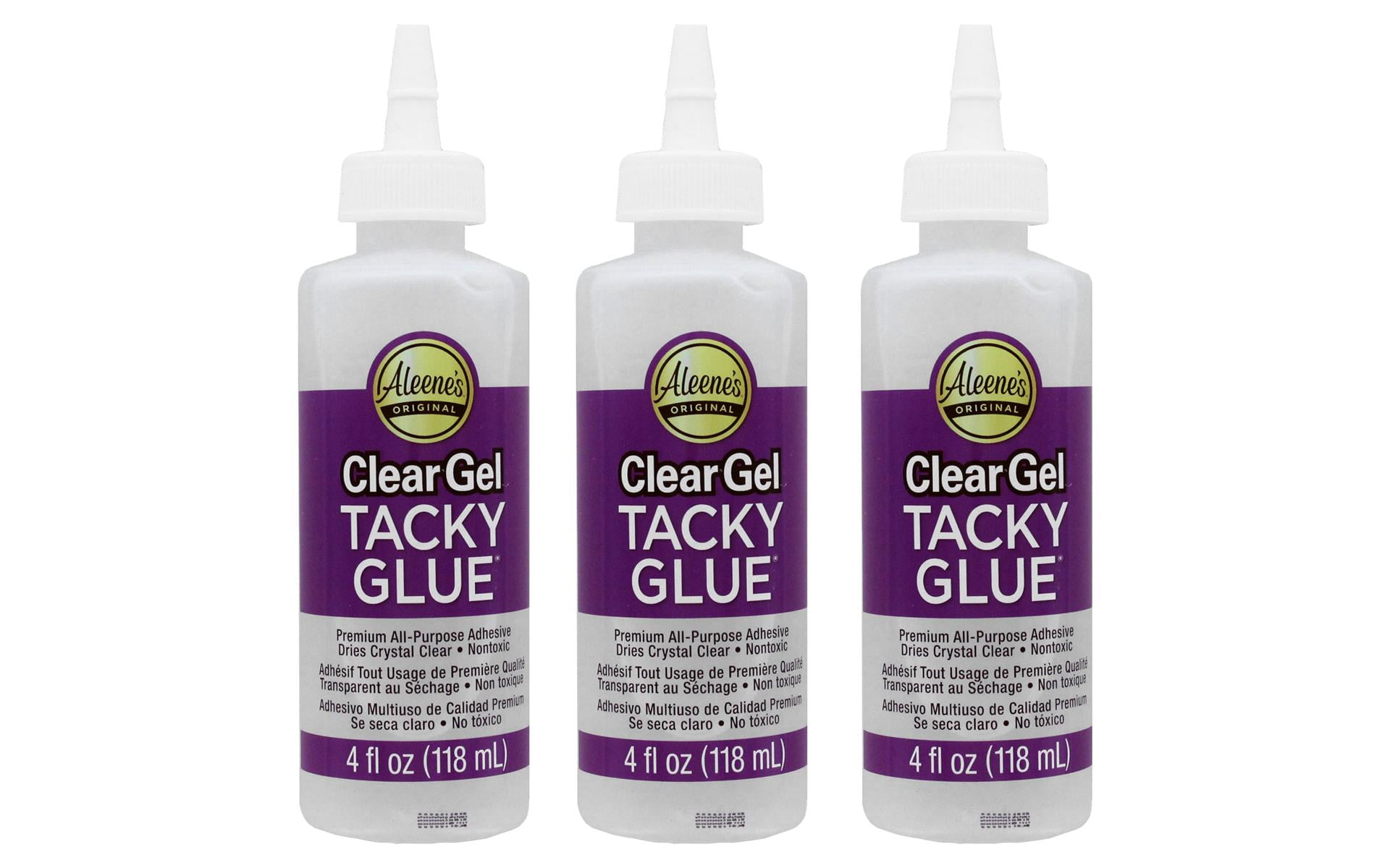 Aleene's Tacky Glue Clear Gel 4oz 3pc