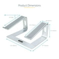 thumbnail image 6 of StarTech.com Laptop Stand for Desk, Supports 5kg / 11lb, Aluminum, Silver, Ergonomic Laptop Riser, Portable Laptop Holder for Desk, 6 of 13