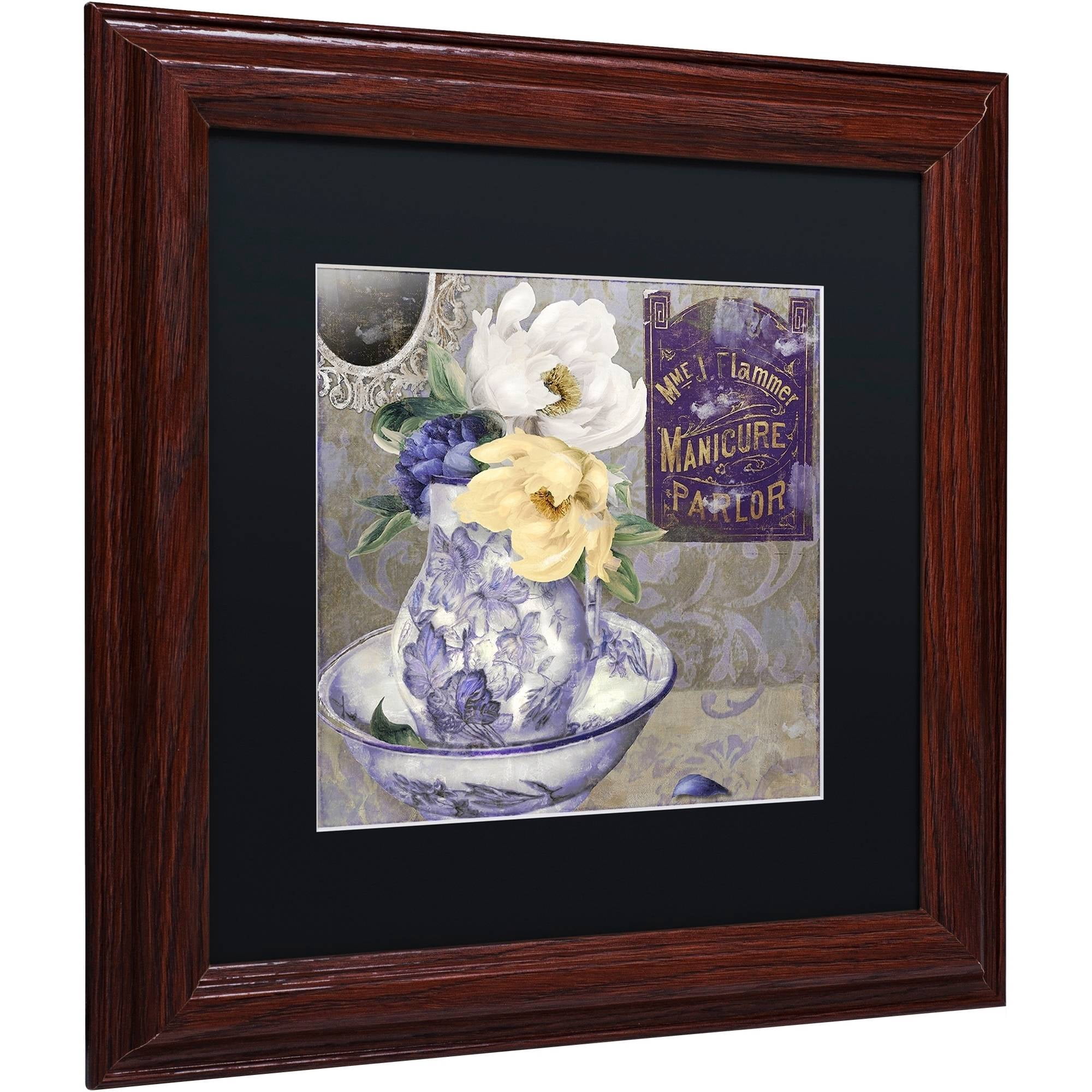 Trademark Fine Art "Tableaux II" Canvas Art by Color Bakery Black Matte, Wood Frame
