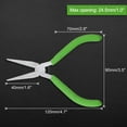 thumbnail image 3 of LEONTOOL Flat Nose Pliers 5 Inches Precision Small Jewelry Beading Making Tool Mini Pliers for Wire Bending Warpping Shaping Micro Professional DIY Hand Tools, 3 of 7