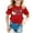 Red, variant on PMVFHDE Trendy Tops Girls Short Sleeve T Shirts Girl's Novelty T-Shirts T-Shirts Graphic Tops for Girl 2025 Easter Theme Printed T Shirt Comfortable Top For Boys And Girls Mint Green,3-4 Years