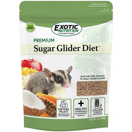 Exotic Nutrition Premium Sugar Glider Diet 2 lb.