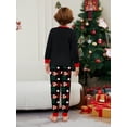thumbnail image 3 of Pijamas familiares a juego de Navidad 2025, pijamas de dibujos animados de Papá Noel, conjunto de ropa para adultos y niños, mono de bebé + ropa para perros, 3 of 5