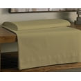 thumbnail image 4 of A1HC 100% Organic Cotton Flat Sheet 300 TC, Wrinkle Resistant Soft Lustrous Sateen Weave Sheets, Full 105" x 90", Sand, 4 of 7