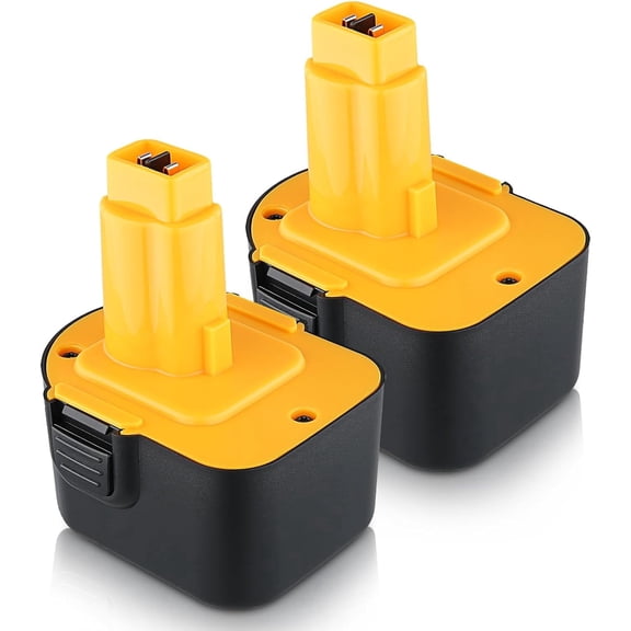 2Pack 12V 3.6Ah Ni-Mh Battery Replace for Dewalt DW9071 DW9072 DC9071 DE9037 DE9071 DE9072 DE9074 DE9075