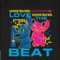 thumbnail image 3 of Disney - Lilo & Stitch - Love The Beat - Men's Crew Neck Fleece Pullover, 3 of 5