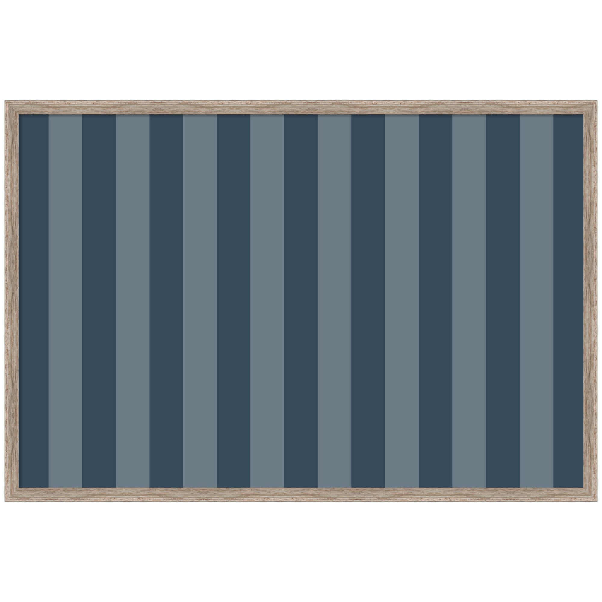 Kate and Laurel Framed Fabric Pinboard 37 x 25,  Printed Linen Rustic Farmhouse Bulletin Board for Use as a Vision Board or Wall Organization, Hardwood Wedge White Wash Frame