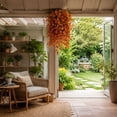 thumbnail image 6 of geerera 2-Pack Artificial Fall Hanging Flower Bushes, 29.9" Faux Cascading Autumn Vines for Porch & Basket, Rustic Harvest Floral Decor for Outdoor Home, 6 of 7
