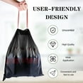 thumbnail image 2 of EcoNesxp 120pcs thickened garbage bags 8 gallon garbage bags 8 gallon garbage bags 120pcs black drawstring garbage bags thickened garbage bags black drawstring garbage bags, 2 of 5