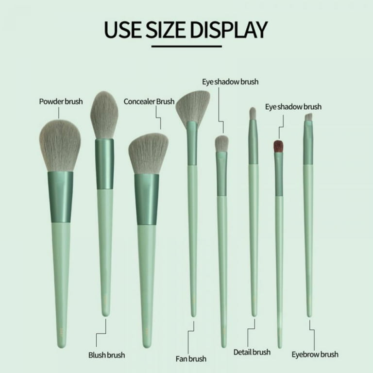 Wool Fiber Blending Brushes - Foundation Powder Makeup Brush Cosmetics  Supplies