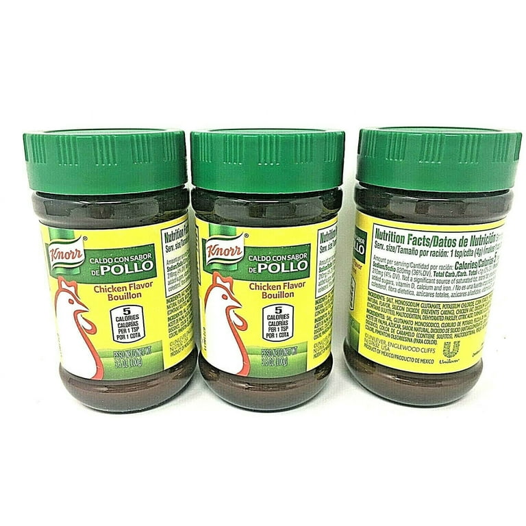 ※かおるこ　漢pow　3袋 Knorr Pollo Chicken Flavor Bouillon 3.5 oz Pack of 3 - Walmart.com