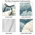 thumbnail image 4 of luoweisi Men's Beach Shorts Quick Dry Swim Trunks with Mesh Lining Polar Bear L, 4 of 5