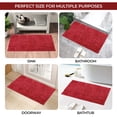 thumbnail image 5 of Superior Non-Slip Washable Bath Rug Set, 20" x 30", 24" x 36", Burgundy, 5 of 13