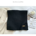 thumbnail image 4 of AWZXDE Women's Autumn Winter Thick Warm Knit Scarf - Soft Knit Wrap for Cold Weather Style & Cozy Neck Black,One Size, 4 of 8