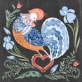 thumbnail image 3 of Parker, Jennifer Paxton 12x12 Black Modern Framed Museum Art Print Titled - Welcome Folk Garden I, 3 of 5