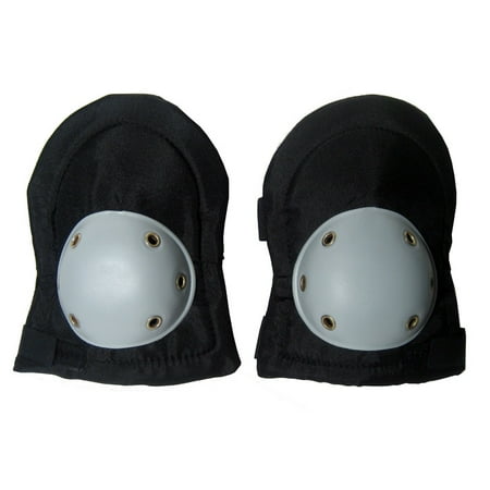New 2 Pc Plastic Cap Knee Pads Heavy Duty Set Plumber Carpenters Builder Comfort