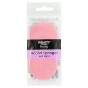Equate Beauty Round Sponges, 2 Count