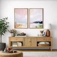 thumbnail image 2 of Framed Canvas Wall Art Set of 2 Abstract Field Landscape Prints for Living Room Decoration - 16"x24"x2 NATURAL, 2 of 8
