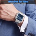thumbnail image 3 of SKMEI Men Watches Analog Quartz Stainless Steel Watches for Men Waterproof Luminous Date Classic Men Wrist Watch, 3 of 7