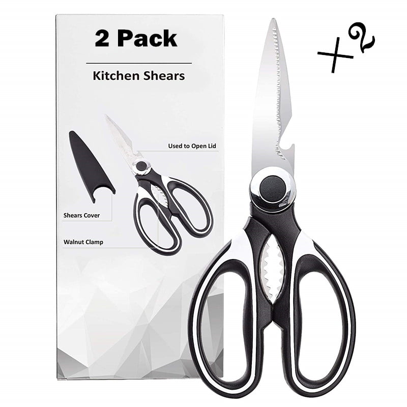 All Purpose Kitchen Shears with Blade Cover Meat Scissors for Chicken/Fish 