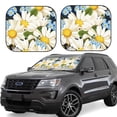 thumbnail image 1 of Saiise Bees Collecting Nectar for Foldable Car Sun Shades (2-Pack) Offer Sun Protection with an Easy-fold Design for Convenient Windshield Shading-Large, 1 of 6