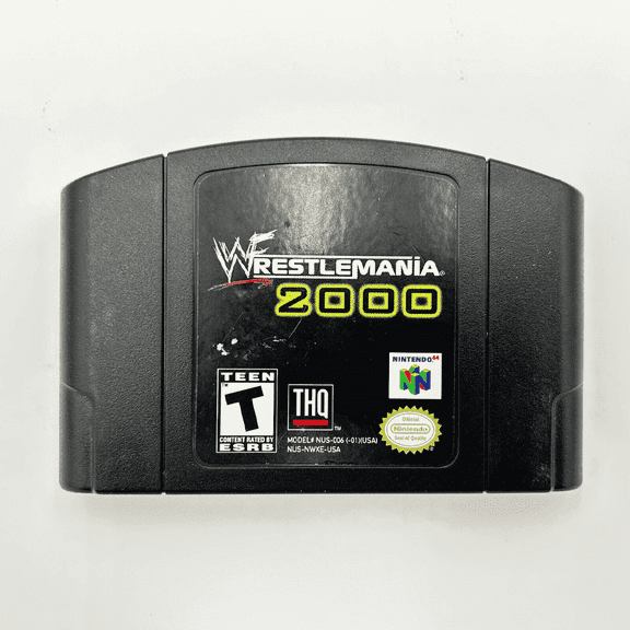 N64 Game WWF WrestleMania 2000 Games Cartridge Card for 64 N64 Console (US Version)
